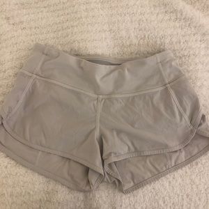 Lululemon White Shorts